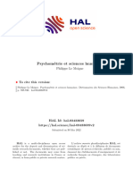 Dictionnaire SC Humaine Psychometrie Lecture