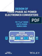 Design of Three-Phase AC Power Electronics Converters, Wang, Fei Fred, Zhang, Zheyu, 2024