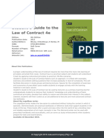 Student's Guide To The Law of Contract 4e: Juta - Co.za/pdf/24030