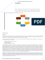 Plan de Continuidad Del Negocio