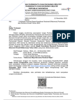 Undangan Peserta Rapat Koordinasi Nasional (Rakornas) Pariwisata Dan Ekonomi Kre