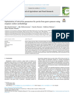 Optimization of Extraction Parameters For Pectin From Guava Pomace Using Response Surface Methodology