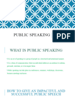 Public Speaking and 3 Cs of Elocution