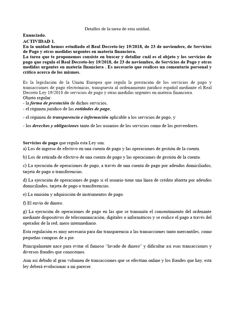 MPI01 | PDF | Bancos | Carta de crédito