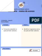 Judiciário - Meios de Acesso: Filosofia e Sociedade Moderna