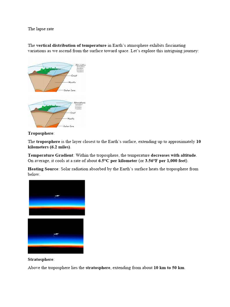 The Lapse Rate | PDF