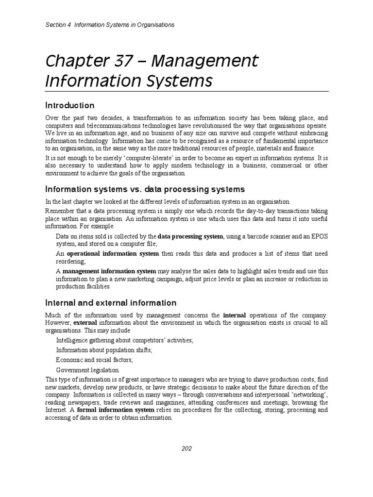 Management Information Systems Overview | PDF | Software Prototyping ...