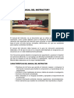 Diseño de Cursos - Material - Manual Del Instructor y Participante