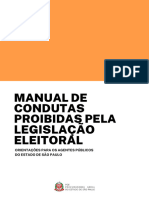Manual de Condutas Proibidas Pela Legislacao Eleitoral 1 SP