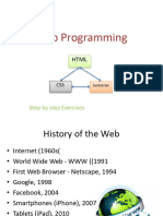 Web Programming HTML