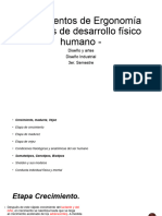 Fundamentos de Ergonomía Desarrollo Fisico Humano Unidad 1