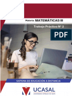 Trabajo Práctico #2 Matemáticas Iii Ucasal