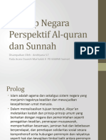 Konsep Negara Dalm Presfektif Alquran Dan Sunnah