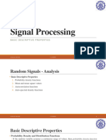 Signal Processing: Basic Descriptive Properties