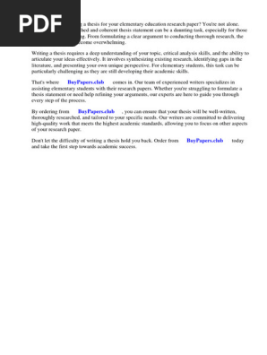 Teaching Research Papers Elementary