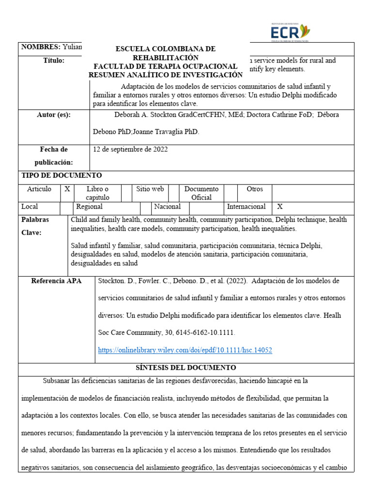 Formato RAE Casi Finalizado 1 | PDF | Crecimiento personal y profesional