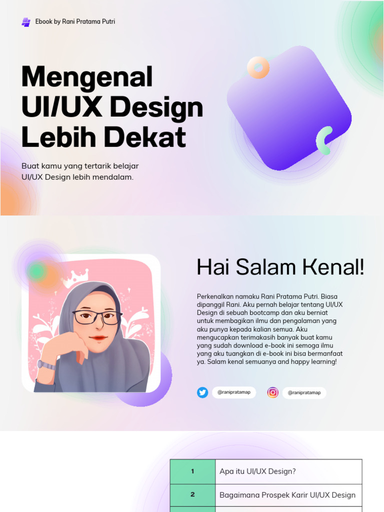 Ebook Mengenal UIUX Design Lebih Dekat | PDF | Seni