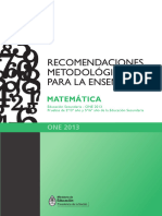 RM Matematica ONE2013 Secundaria