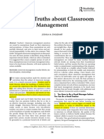Five Half Truths About Classroom Management
