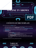 Online TV Shows Pitch Deck by Slidesgo