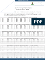 Gabarito Oficial Da Prova Objetiva Concurso Público 02/2023