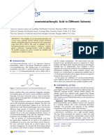 Trimesic Acid Solubility