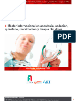 Master Internacional en Anestesia Sedacion Quirofano Reanimacion y Terapia Del Dolor-Ficha