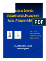 84 - Redacción de Sentencias, Motivación Judicial, Declaración de Hechos y Valoración de La Prueba