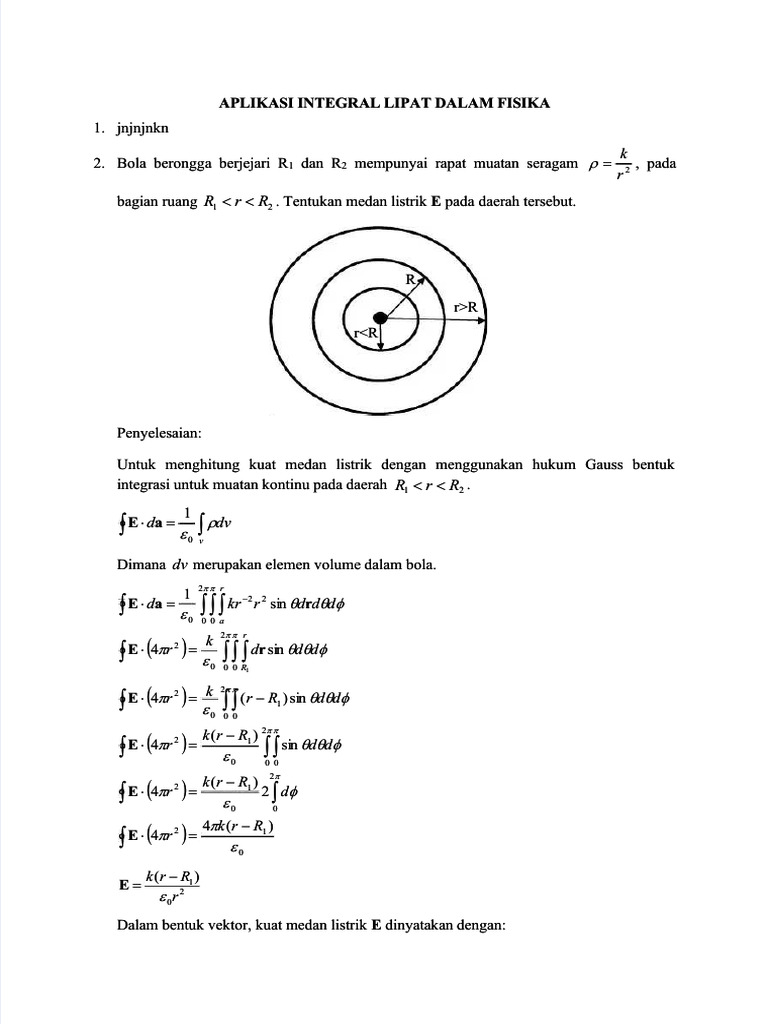 Pdf aplikasi integral pada medan listrik tugas klp 1 compress pdf