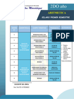 Silabo Aritmetica - Segundo Año