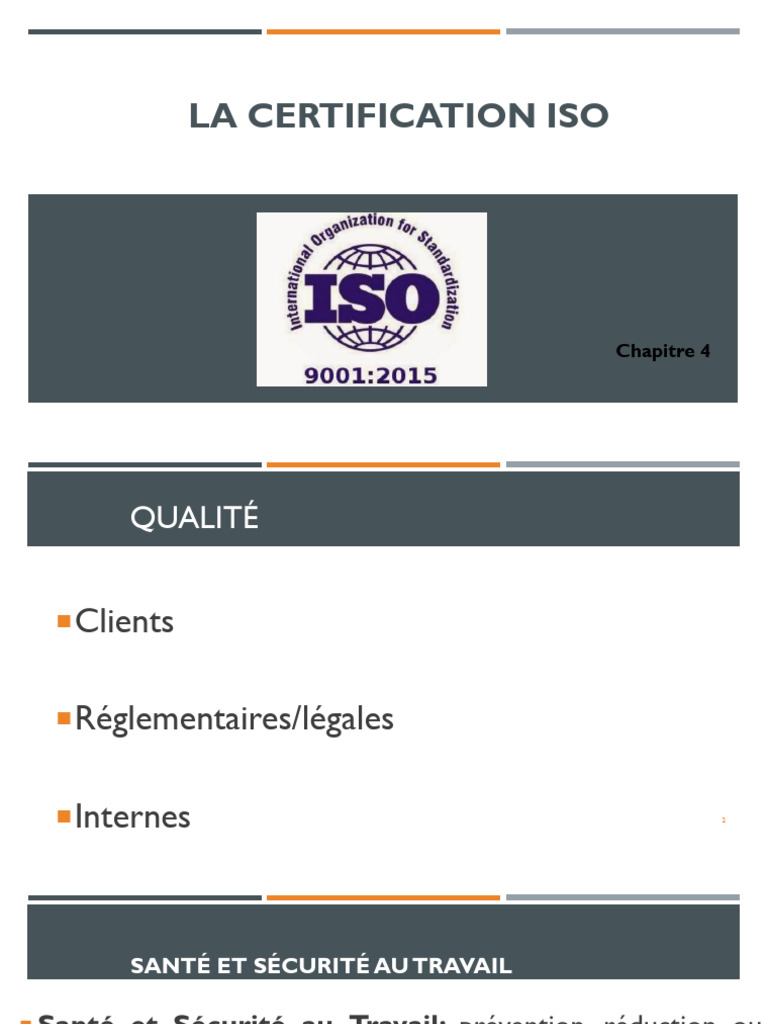 SMQ Chap 4 Version 2023 2024 | PDF | Management de la qualité | Système ...