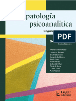 Psicopatologia Psicoanalitica