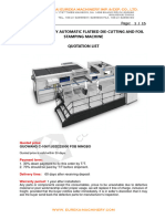 GW C106Y Foil Stamping Machine