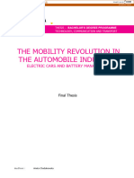 The Mobility Revolution in The Automobile Industry - : Electric Cars and Battery Management