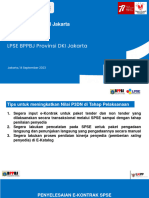Cara Meningkatkan Capaian Realisasi Pelaksanaan PDN - LPSE BPPBJ Provinsi DKI Jakarta