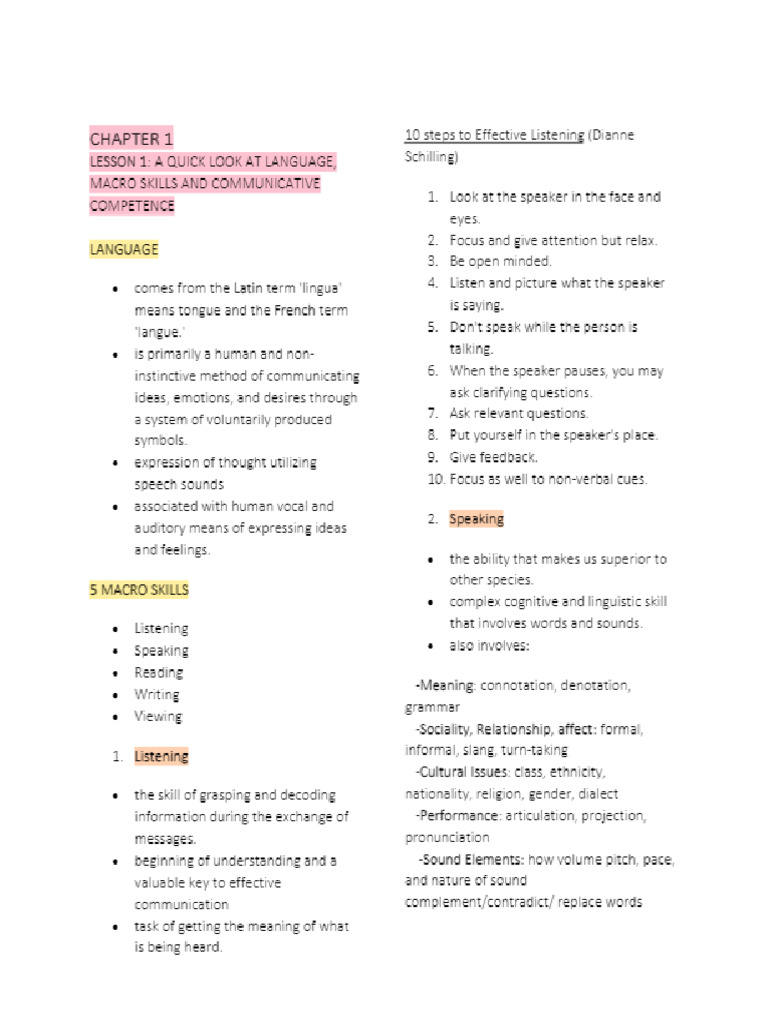 Chapter 1 and 2 Language Culture and Society | PDF
