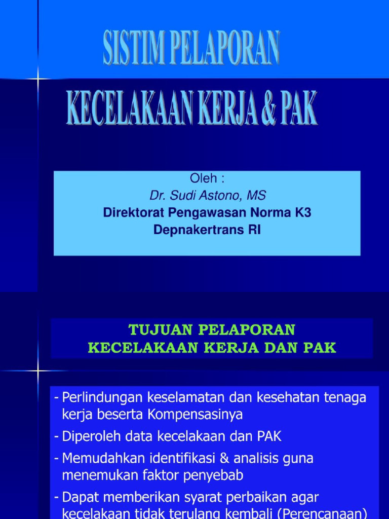 Kecelakaan Kerja Dan Pak Pdf