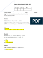 Tercer Parcial MIA 2022 (Con Respuestas)