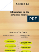 Session 12 Information About Advance Module