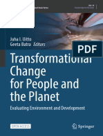 Transformational Change For People and The Planet: Juha I. Uitto Geeta Batra Editors