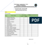 DAFTAR HADIR PAS DAN SAS