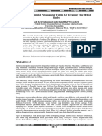 Studi Eksprimental Perancangan Turbin Air Terapung Tipe Helical Blades