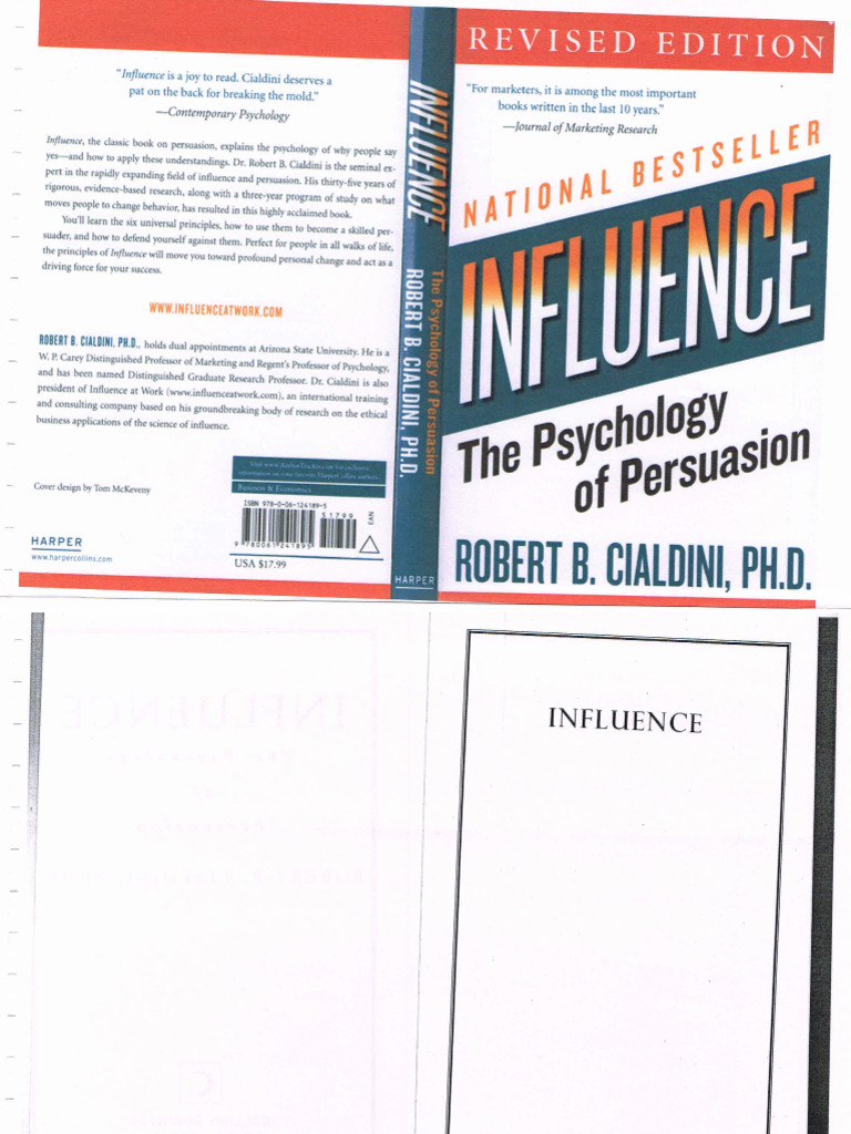 Influence The Psychology Of Persuasion Pdf