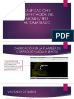 Calificacion e Interpretacion Millon III - MS