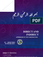 Direct & Indirect Testing - Abraiz