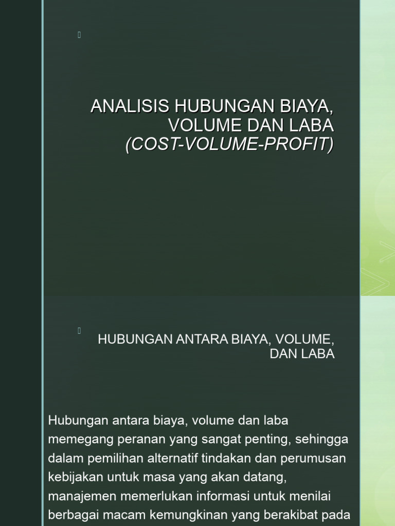  tiga analisa biaya bep cost accounting pdf