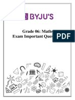 Grade 6 Maths Ques