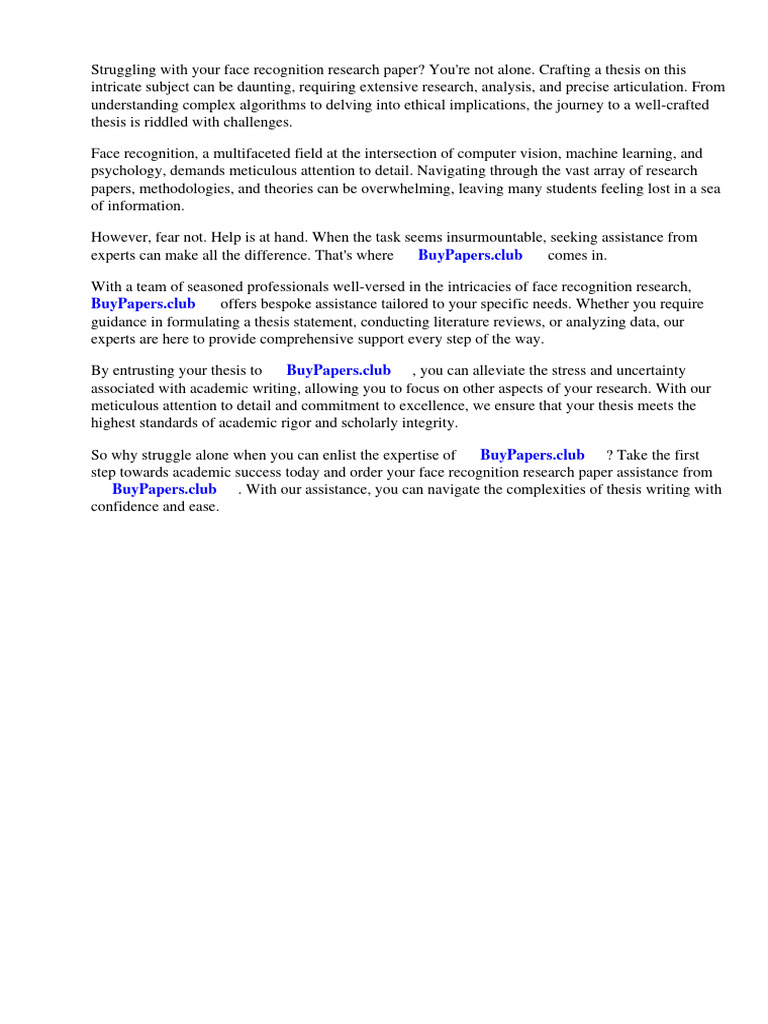 Face Recognition Research Papers PDF Biometrics Authentication