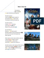 When I Grow Up-Matilda The Musical PDF