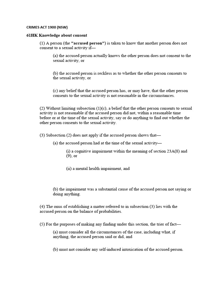 CRIMES ACT 1900 s61HK PDF